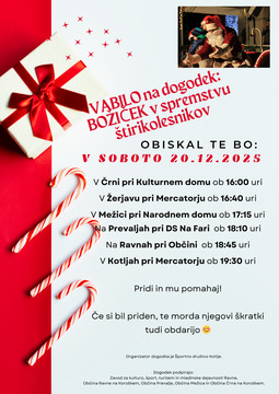 VABILO NA DOGODEK “božiček V spremstvu štirikolesnikov”